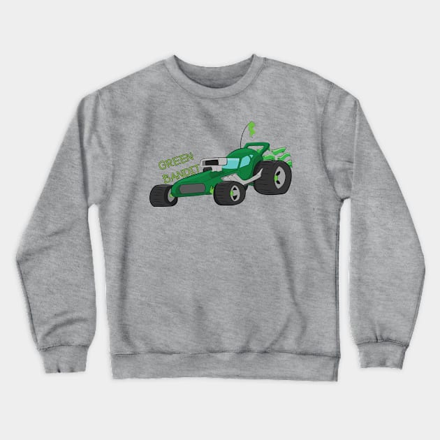 Green Bandit Buggy Crewneck Sweatshirt by Dad n Son Designs